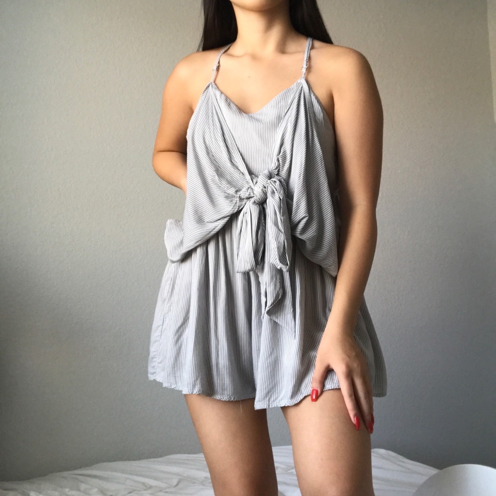Stella Striped Romper